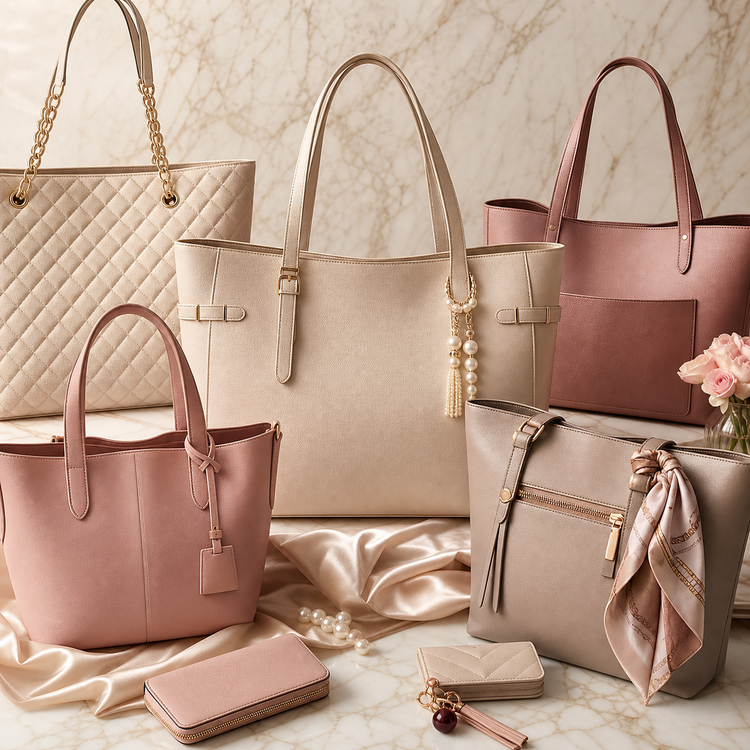Swanollia tote bags collection with women’s tote bags, large everyday tote bags, shoulder tote bags and travel-ready accessories