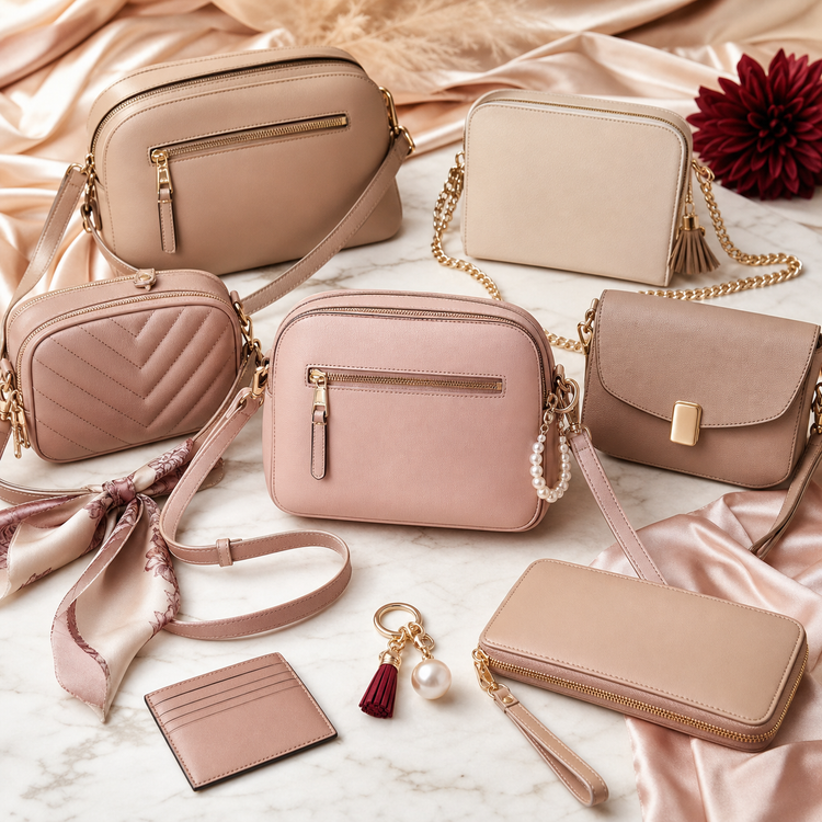 Swanollia crossbody bags collection with women’s crossbody bags, mini crossbody bags, chain-strap bags and elegant everyday accessories