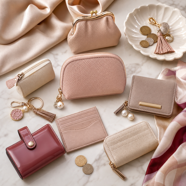 Swanollia coin purses collection with small wallets, mini pouches, zipper coin purses, card holders and compact women’s accessories