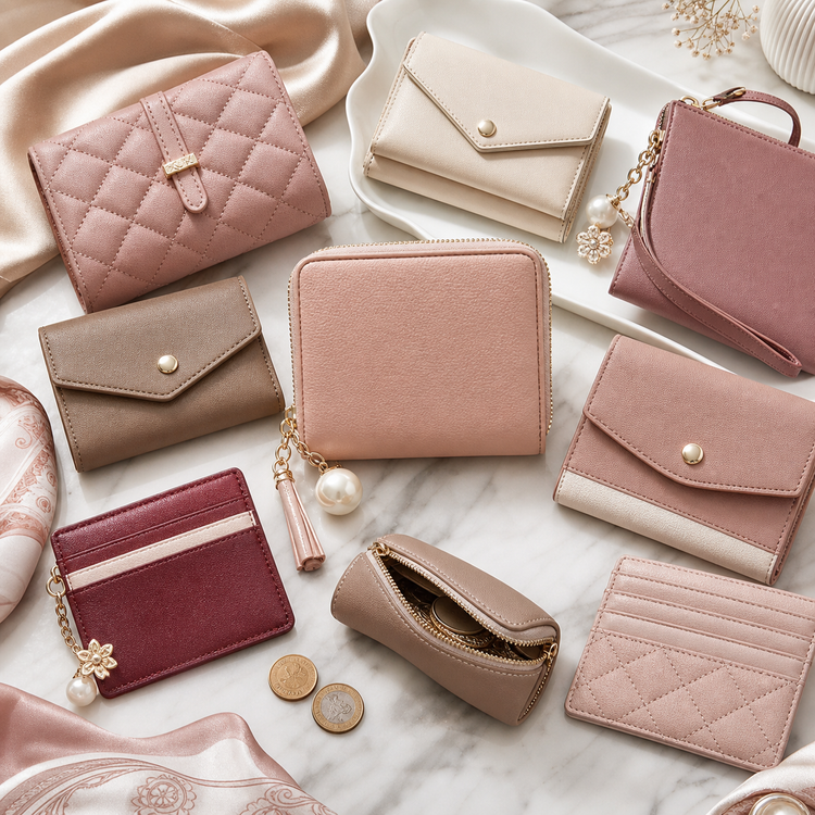 Swanollia wallets collection with women’s wallets, small wallets, zipper wallets, card wallets and compact everyday accessories