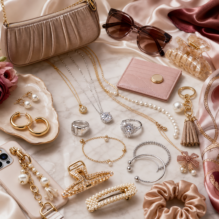 Swanollia new arrivals jewelry and accessories collection with earrings, rings, necklaces and elegant fashion pieces