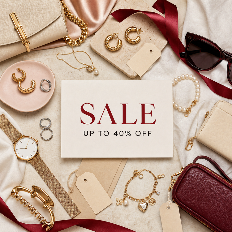 Swanollia Sale collection with up to 40 percent off jewelry, bags, accessories, earrings, necklaces, bracelets and rings