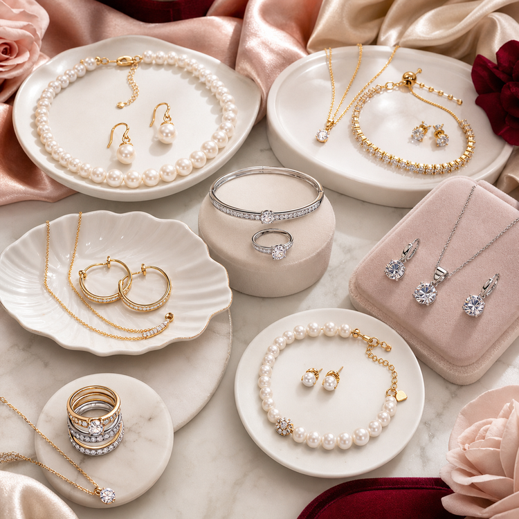 Jewelry Sets | Swanollia Pearl, Gold & Silver Sets