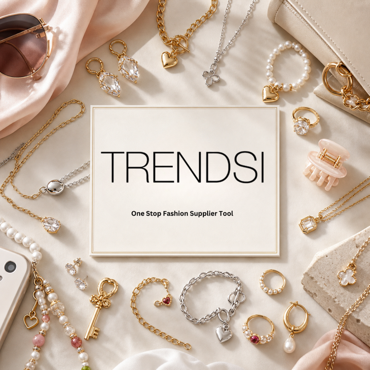 Trendsi Boutique brand collection with fashion jewelry, accessories, boutique pieces and Shopify-connected supplier styling