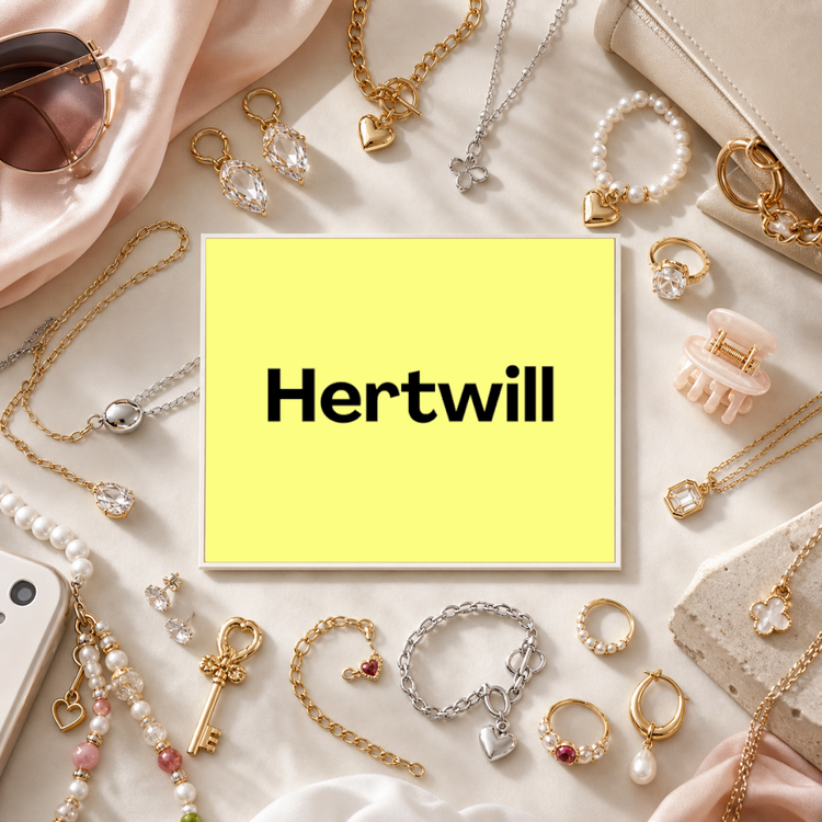 Hertwill Boutique brand collection with premium bags, accessories, jewelry-inspired pieces and EU US supplier-connected fulfillment