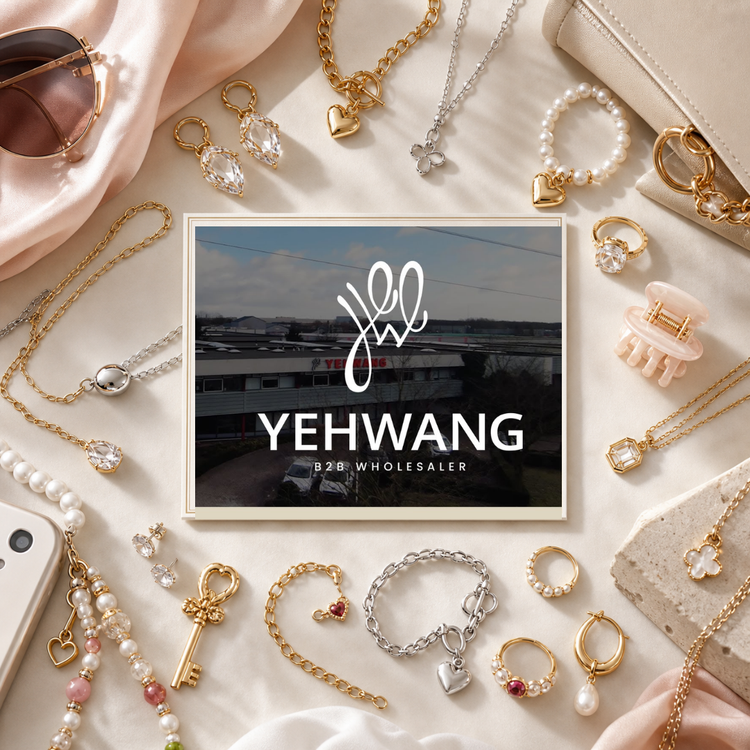 Yehwang Boutique brand collection with trend jewelry, bags, earrings, necklaces, bracelets, rings, hair accessories and boutique-style accessories