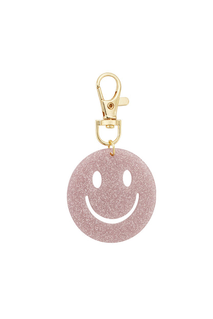 Chic Acrylic Alloy Smiling Face Keychain