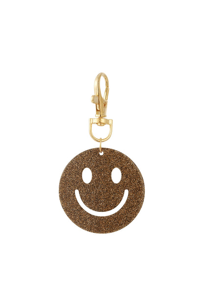 Chic Acrylic Alloy Smiling Face Keychain